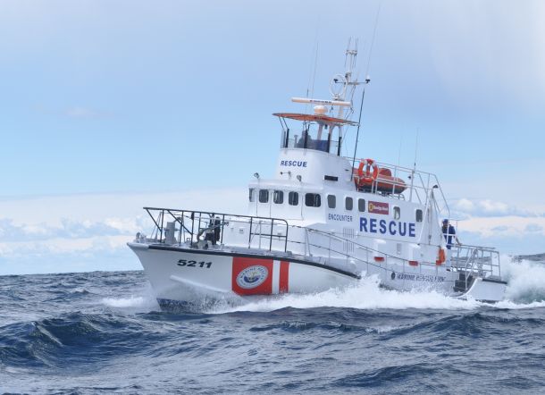 Five fishermen rescued in wild seas off NSW coast